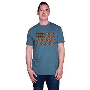 Men's Burgers & Hot Dogs Flag Tee