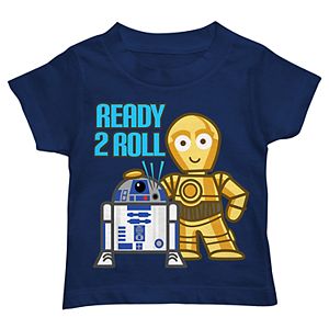 Toddler Boy Star Wars R2D2 & C3PO 