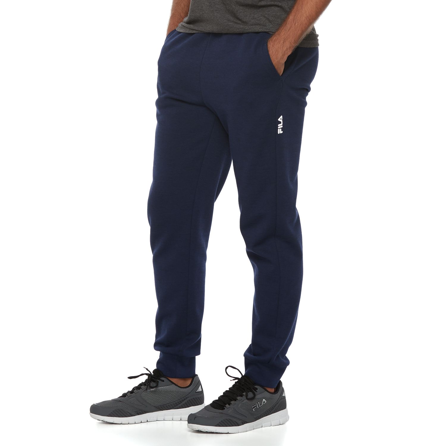 men's fila sport fleece 2.0 tapered jogger pants