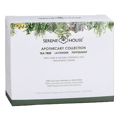 Serene House Apothecary Essential Oil 3-piece Set 