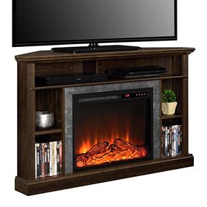 Altra Overland Electric Fireplace Corner TV Stand