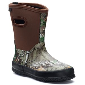 Itasca Bayou Realtree Boys' Waterproof Rain Boots