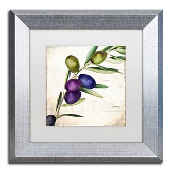 Trademark Fine Art Olive Branch III Framed Wall Art