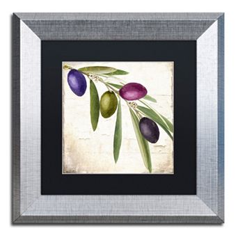 Trademark Fine Art Olive Branch IV Framed Wall Art