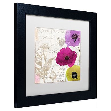Trademark Fine Art Love Notes I Black Framed Wall Art