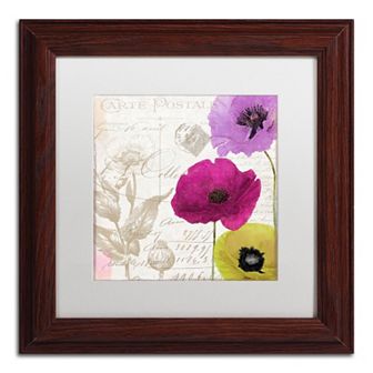 Trademark Fine Art Love Notes I Traditional Framed Wall Art