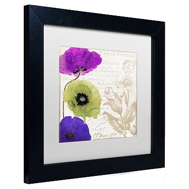 Trademark Fine Art Love Notes II Black Framed Wall Art