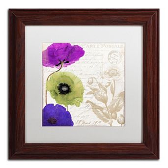 Trademark Fine Art Love Notes II Traditional Framed Wall Art