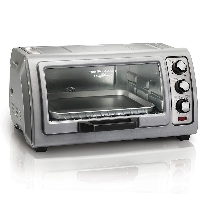 Hamilton Beach&reg; Easy Reach&trade; 6-slice Toaster Oven With Roll-top Door