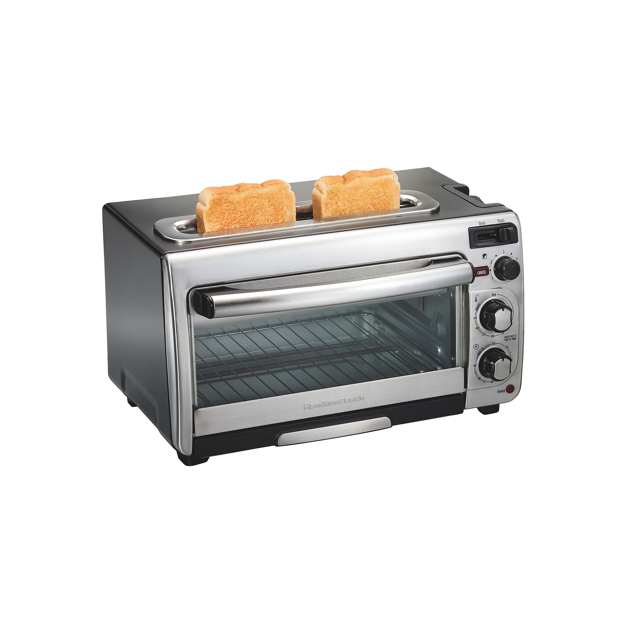 Hamilton Beach 2-in-1 Toaster Oven, Multicolor