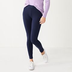 Plus Size Simply Vera Vera Wang Mid-Rise Shaping Denim Leggings