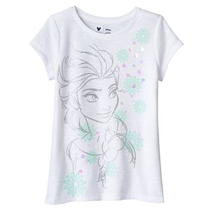 Disney's Frozen Girls 4-7 Elsa Glitter Tee by Jumping Beans®