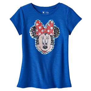 Disney's Minnie Mouse Girls 4-7 Flippy Screen Sequin Tee by Jumping Beans®