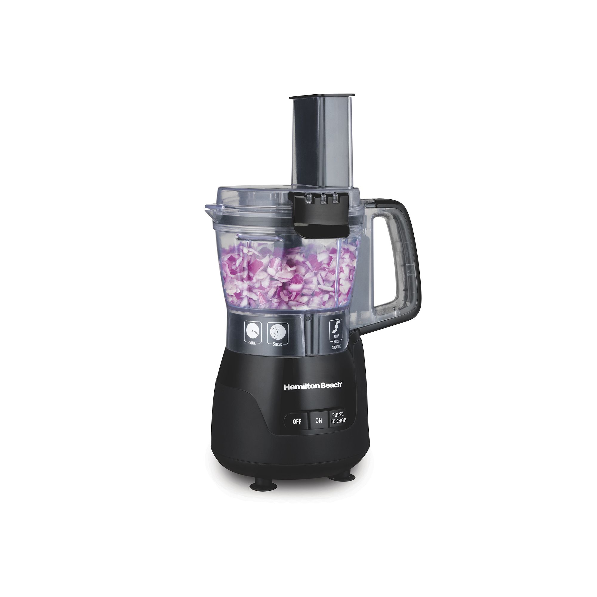 Hamilton Beach 4-Cup Mini Food Processor, Black