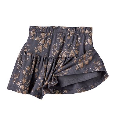 Toddler Girl Jumping Beans® Glittery Heart Skort
