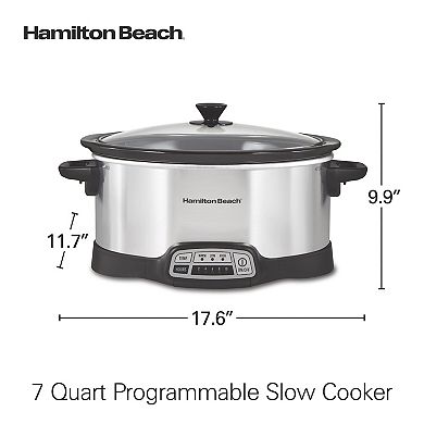 Hamilton Beach 7-qt. Programmable Slow Cooker