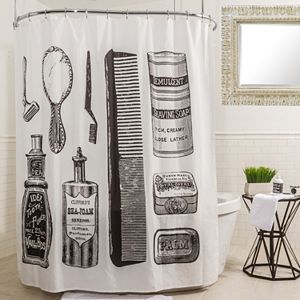 Splash Home Vanity Shower Curtain