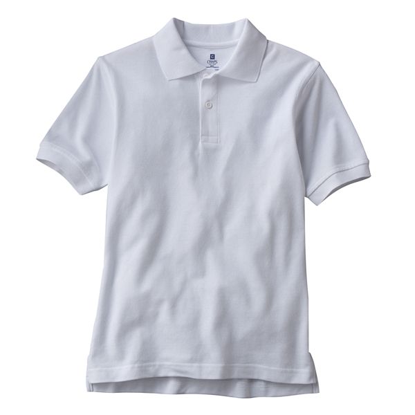 Boys 420 Chaps Solid Pique School Uniform Polo