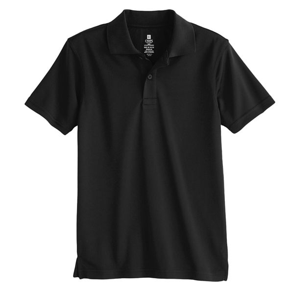 Boys 4-20 Chaps School Uniform Solid Performance Polo