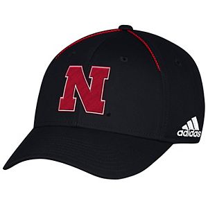 Adult adidas Nebraska Cornhuskers Coach Flex-Fit Cap