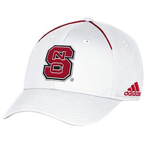 Adult adidas North Carolina State Wolfpack Coach Flex-Fit Cap