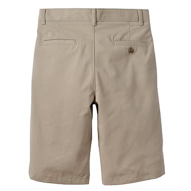 Boys 8-20 Husky Chaps Flat-Front Twill Shorts