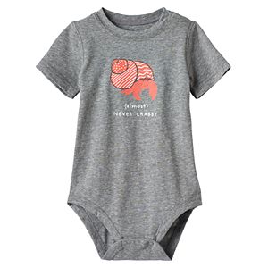 Baby Boy Jumping Beans® Heathered Animals Bodysuit