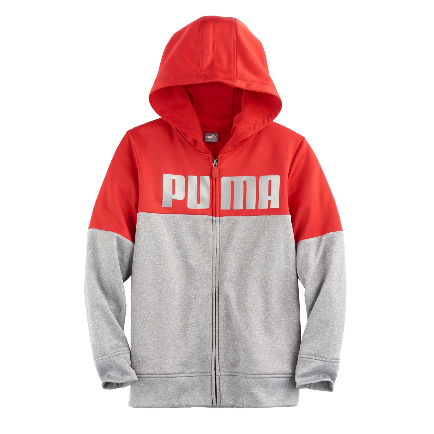 puma color block hoodie