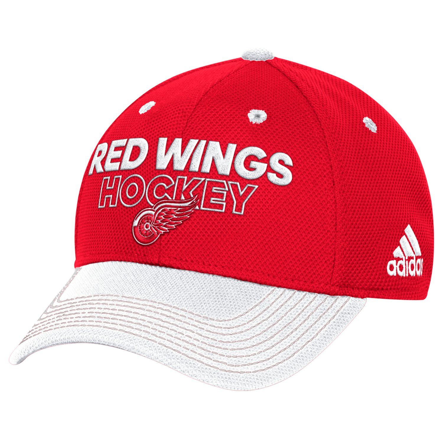 Detroit Red Wings Locker Room Flex-Fit Cap