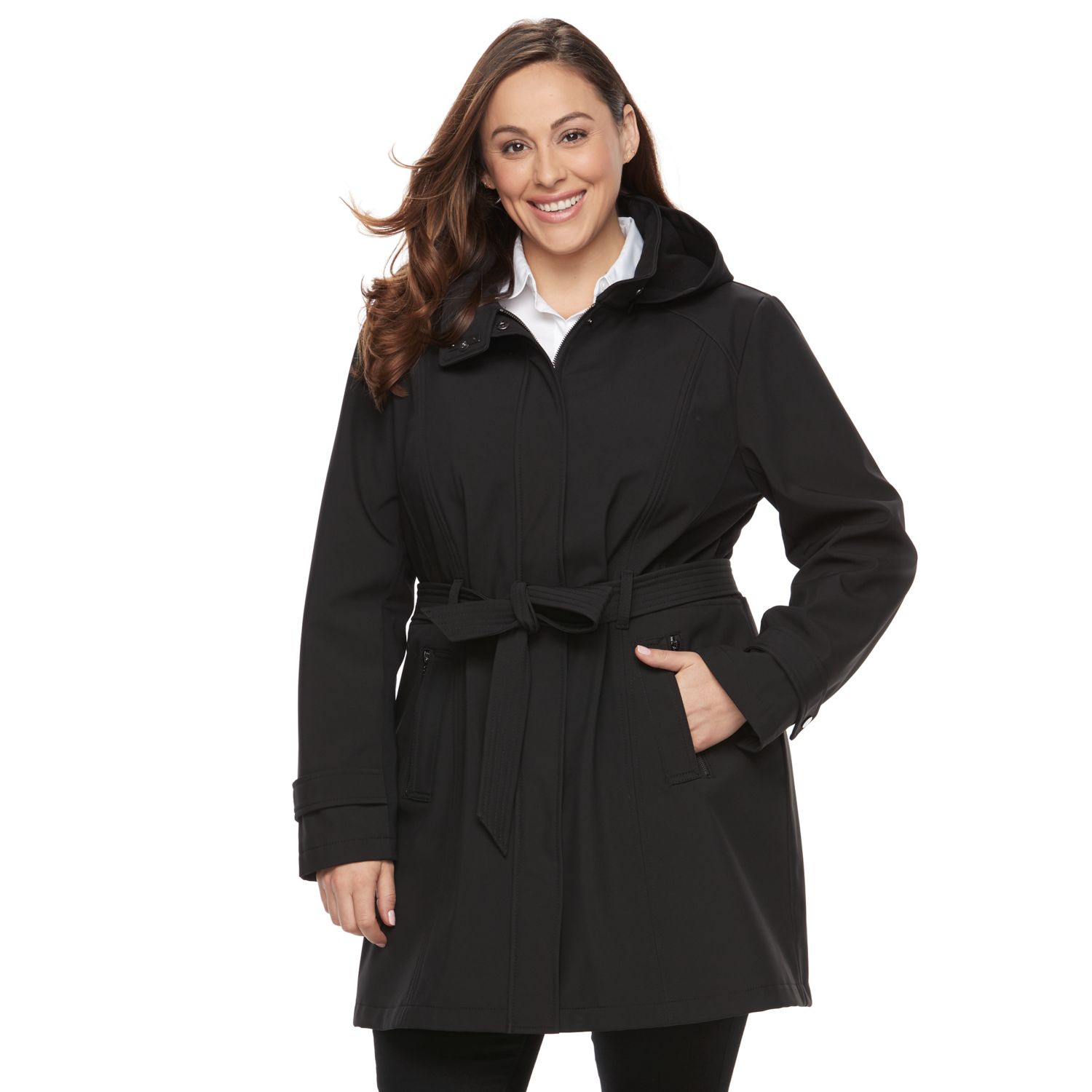 kohls plus size coats