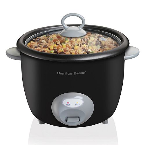 Hamilton Beach 20Cup Glass Lid Rice Cooker