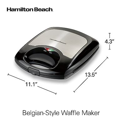 Hamilton Beach 4-Square Belgian Waffle Maker