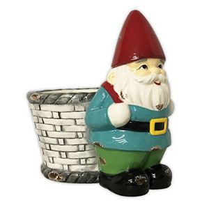Celebrate Spring Together Indoor \/ Outdoor Decorative Gnome Planter