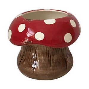 Celebrate Spring Together Small Indoor \/ Outdoor Decorative Mushroom Planter