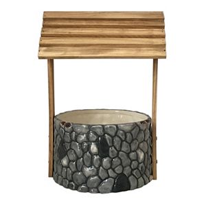 Celebrate Spring Together Indoor \/ Outdoor Decorative Well Planter