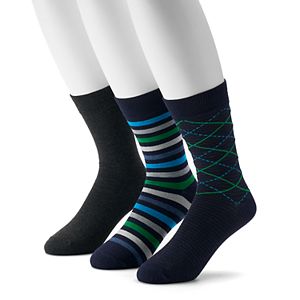 Men's Hanes 3-pack Ultimate Fresh IQ Crew Socks