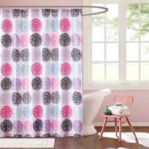 Mi Zone Audrina Microfiber Shower Curtain