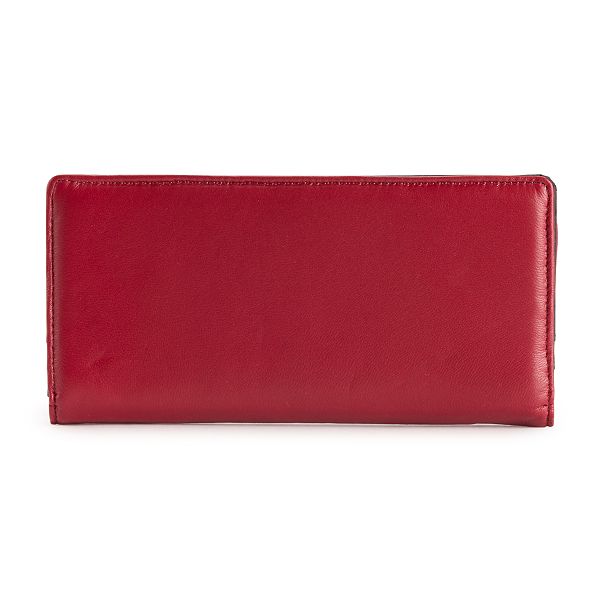 Sonoma Goods For Life® Lambskin Leather RFID-Blocking Slim Clutch Wallet