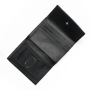 Apt. 9® Sandalwood Leather RFID-Blocking  Mini Trifold Wallet
