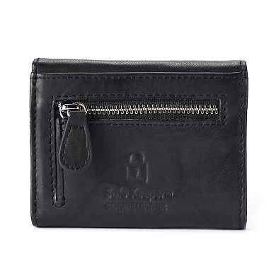 Apt. 9® Sandalwood Leather RFID-Blocking  Mini Trifold Wallet