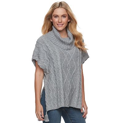 Kohls poncho sweater shop