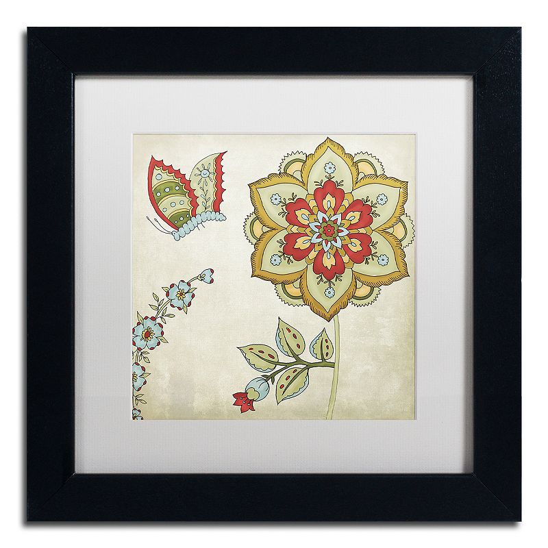 Trademark Fine Art Sasha I Black Framed Wall Art, White, 11X11 - 81200515 - Home Decor Add a touch of style to your whimsical decor with  sku 81200515