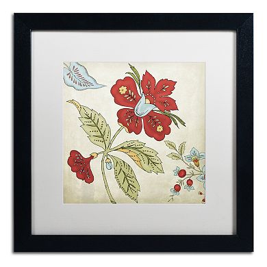 Trademark Fine Art Sasha II Black Framed Wall Art