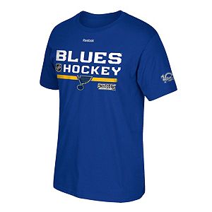 Men's Reebok St. Louis Blues 2017 Stanley Cup Playoffs Center Ice Tee