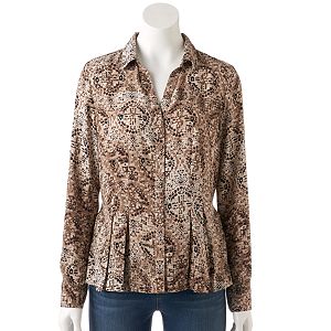 Women's Dana Buchman Release-Pleat Shirt