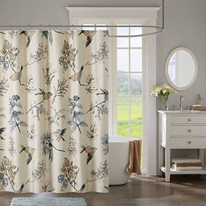 Madison Park Pierce Printed Shower Curtain