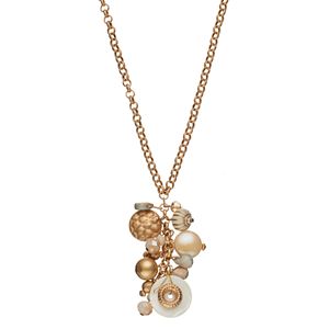 Beaded Cluster Y Necklace