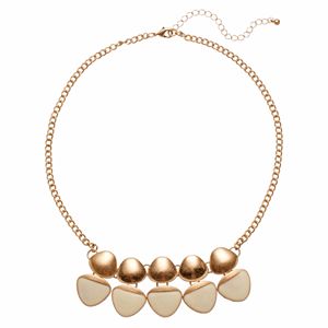 Brown Triangular Necklace