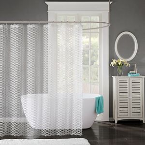 Madison Park Bailey Clipped Shower Curtain