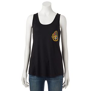 Juniors' Harry Potter Hogwarts Burnout Graphic Tank